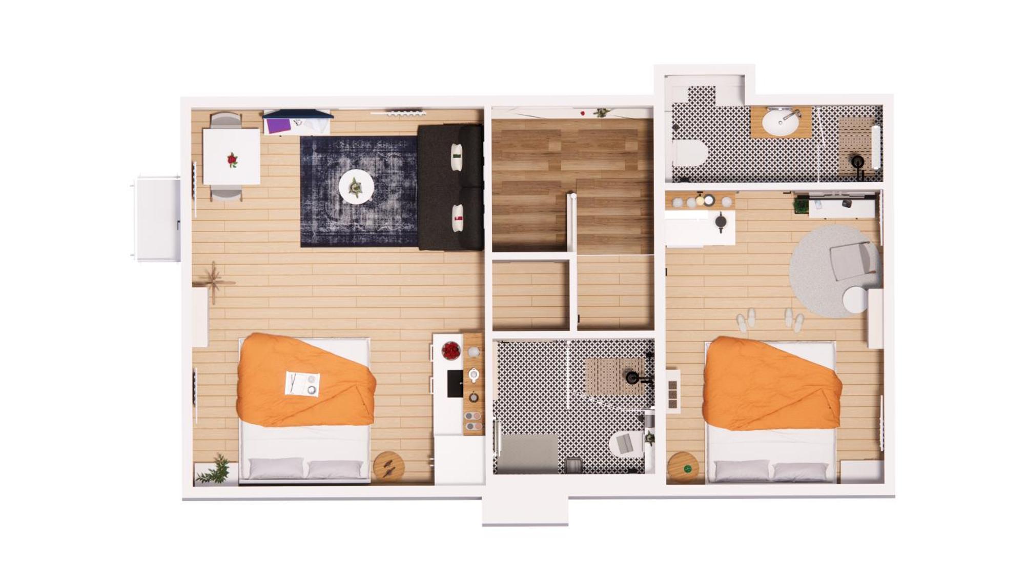 Mamilla View- Suites & Apt Hotel Йерусалим Стая снимка